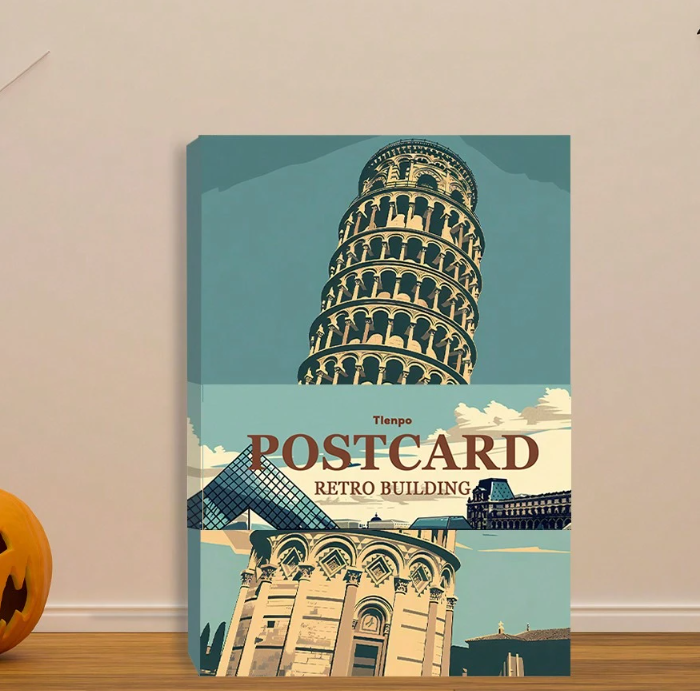 32pcs/Set Vintage Style Retro Travel Postcards