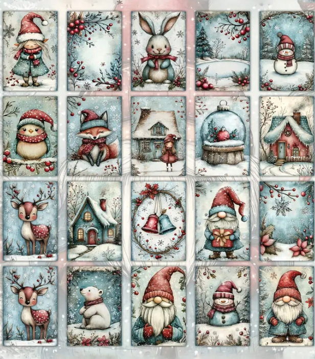 20PCS Vintage Postcards