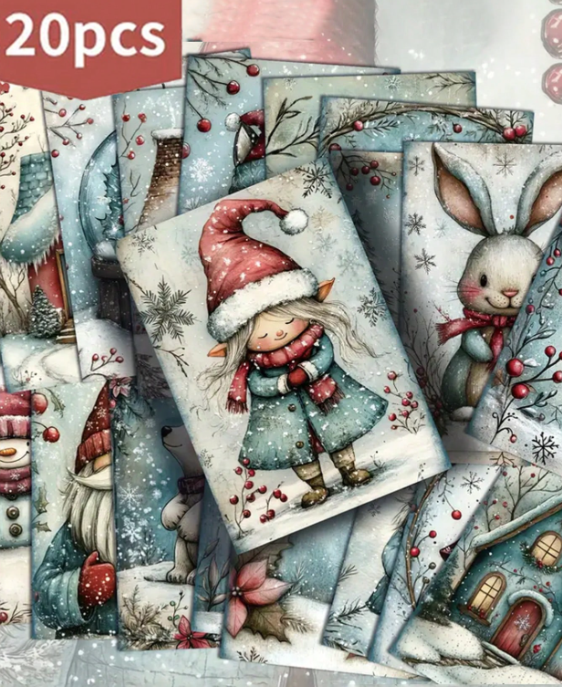 20PCS Vintage Postcards